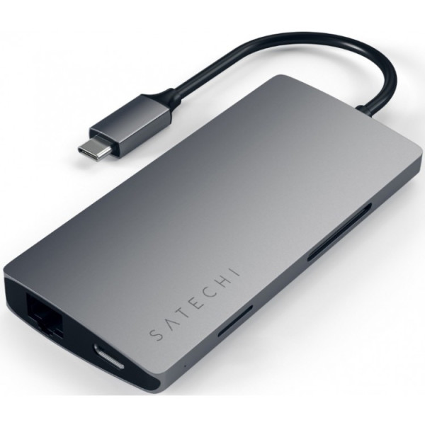 

Satechi Type-C Multi-Port Adapter 4K with Ethernet V2 Space Grey (ST-TCMA2M)