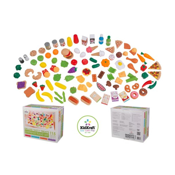 

Игровой набор Продукты и еда (115 предметов) KidKraft (63330)