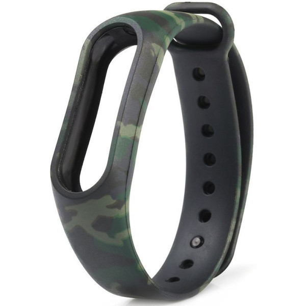 

Ремешок для фитнесс браслета Xiaomi Mi Band 2 UWatch TPU CAMO Strap Green