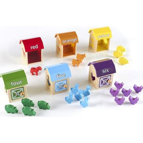 

Набор-сортер Guidecraft Manipulatives Кто в домике (G5059)