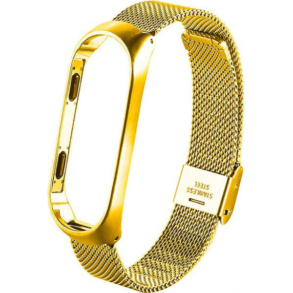 

Ремешок Stainless Steel для фитнес-браслета Xiaomi Mi Band 4 (Gold) (770146)