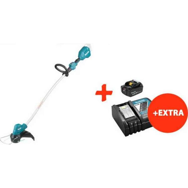 

Аккумуляторная коса Makita DUR189Z+акк.18V 5 Ah+быстрозарядное ЗУ (DUR189RT)