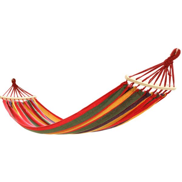 

Гамак Hammock сanvas Red strip 190*150cm (40CM крепление+веревка+сумка для хранения)