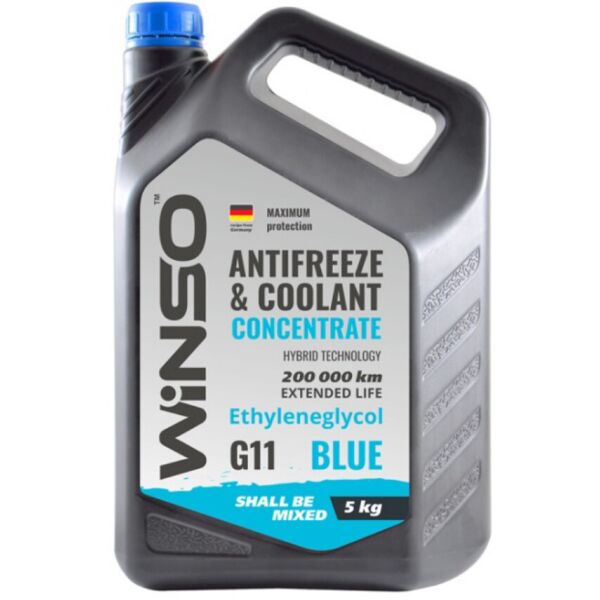 

Антифриз-концентрат Winso G11 5 кг синий (881030)