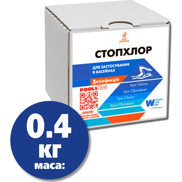 

Стабилизатор хлора Water World Window 0.4 кг