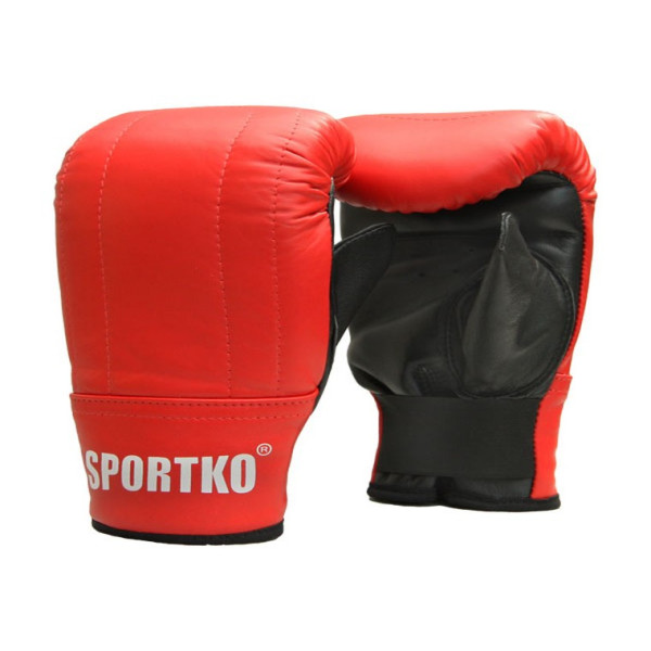 

Перчатки снарядные кожанные Sportko ПК3 красный L/XL (1109)