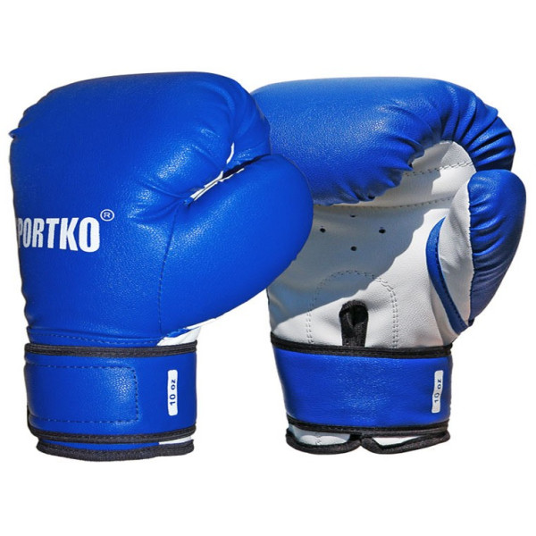 

Перчатки боксерские Sportko ПД2-10- oz (унций) синий (1405)