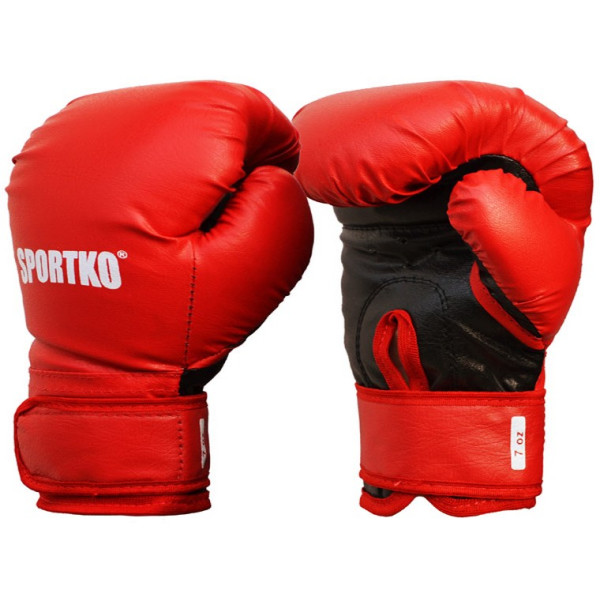 

Перчатки боксерские Sportko ПД2-7- oz (унций) красные (1407)