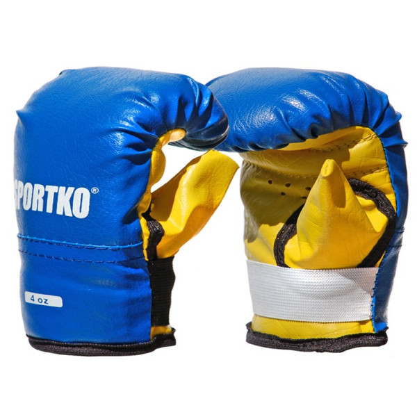 

Перчатки боксерские Sportko ПД2-4- oz (унций) синий (1409)