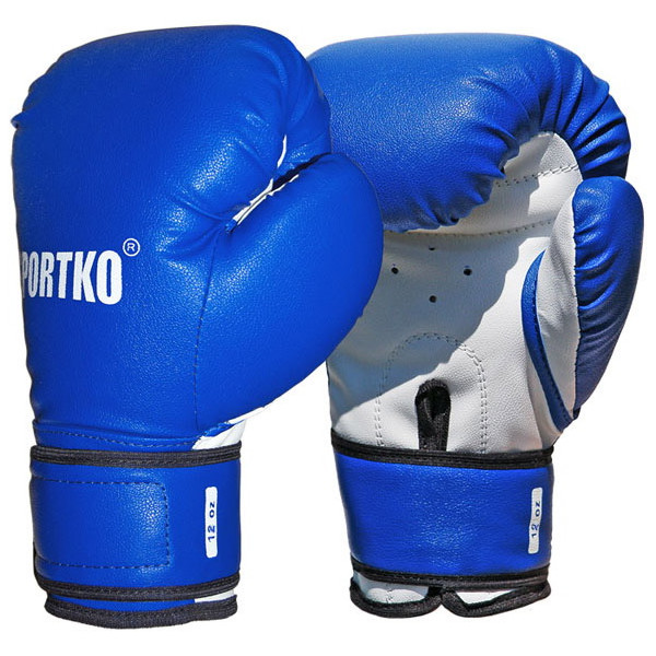 

Перчатки боксерские Sportko ПД2-12- oz (унций) синий (4661)