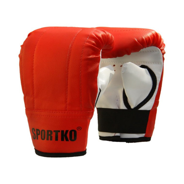 

Перчатки снарядные кожвинил Sportko ПД-3 красные S/M (1423)
