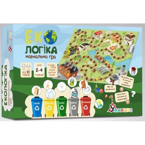 

Игра настольная обучающая Умняшка Экологика (1319)