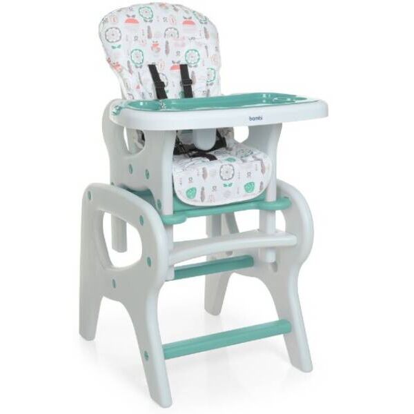 

Стульчик для кормления Bambi M 0816 (flowers mint)
