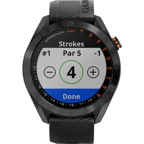 

Garmin Approach S40 Black Stainless Steel with Black Band (010-02140-01)