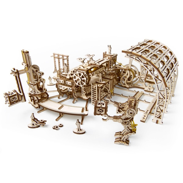 

Конструктор 3D-пазл Ugears Фабрика роботов (70039)