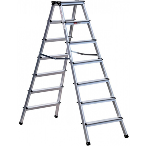 

двухсторонняя стремянка алюминиевая VIRASTAR OL6-LFD132AL 2x6