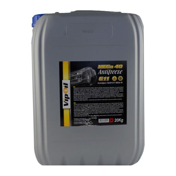 

Антифриз VipOil G11 MEGA 40 голубой, 20 кг (0335793)