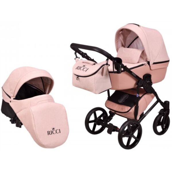 

Детская коляска 2 в 1 Ricci Primo Premio нежно-розовый 010