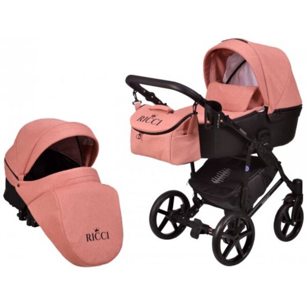 

Детская коляска 2 в 1 Ricci Primo Premio коралловый 011