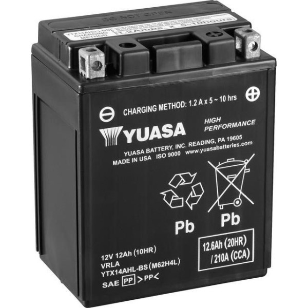 

МОТО Yuasa 12V 12,6Ah (YTX14AHL-BS)