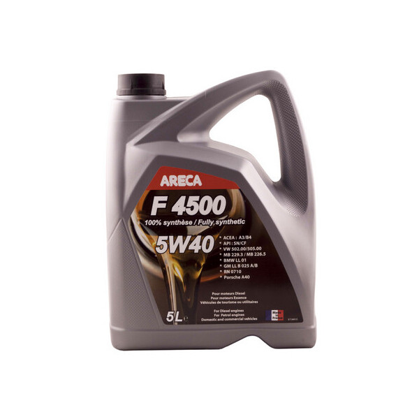 

Моторное масло ARECA F4500 5W-40 4л