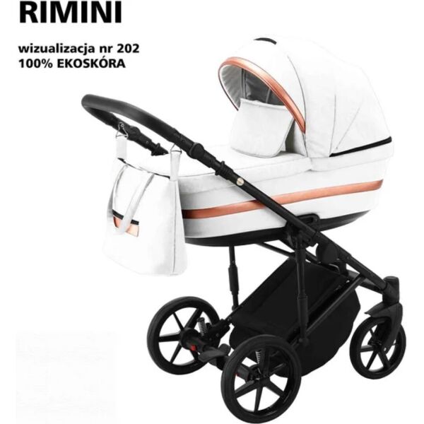 

Коляска универсальная 2 в 1 Adamex Rimini ECO RI-202