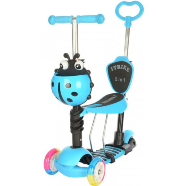 Самокат 5в1 iTrike Maxi JR 3-026-C (blue)