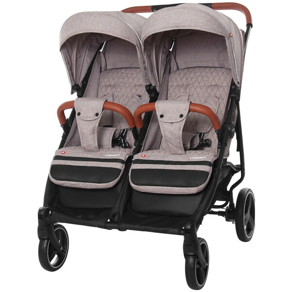 

прогулочная для двойни Carrello Connect Cotton Beige (CRL-5502)