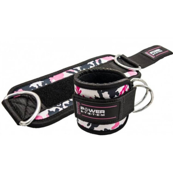 

Манжети на лодыжку Power System Ankle Strap Camo PS-3470 Pink/Black