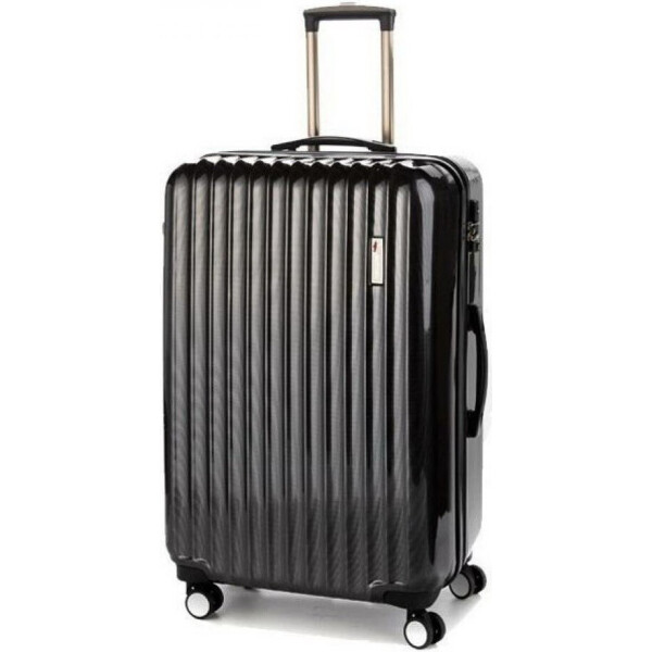 

Чемодан пластиковый Sumdex 4-х колёсный (большой) черный (SMD-725L Black)