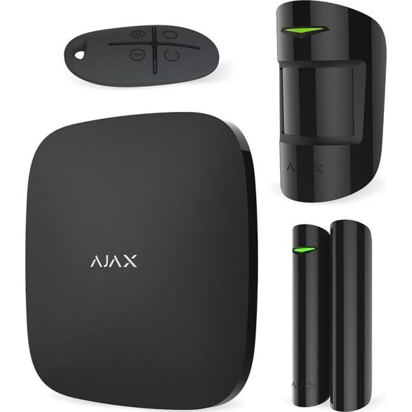 

Комплект охранной сигнализации Ajax StarterKit Plus чёрный (000012254)