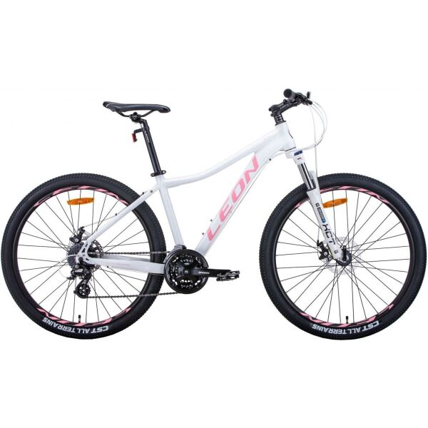 

Велосипед AL 27.5 Leon XC-LADY AM Hydraulic lock out DD рама-16.5 бело-розовый