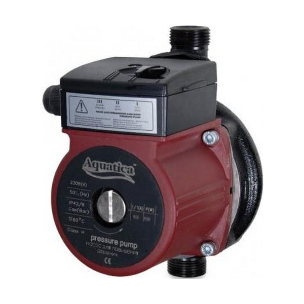 

Насос циркуляционный Aquatica 270 Вт Hmax 12 м Qmax 47 л/мин 3/4" (774714)