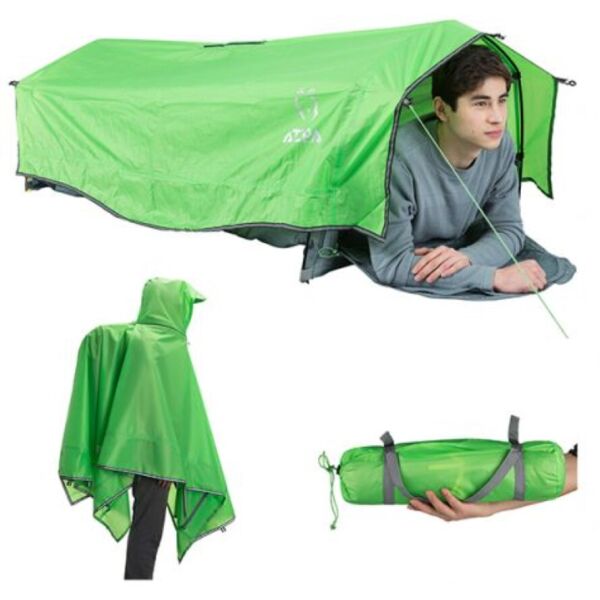 

Палатка ультралегкая Atepa 3-IN-1 TENT (AT4001) GREEN