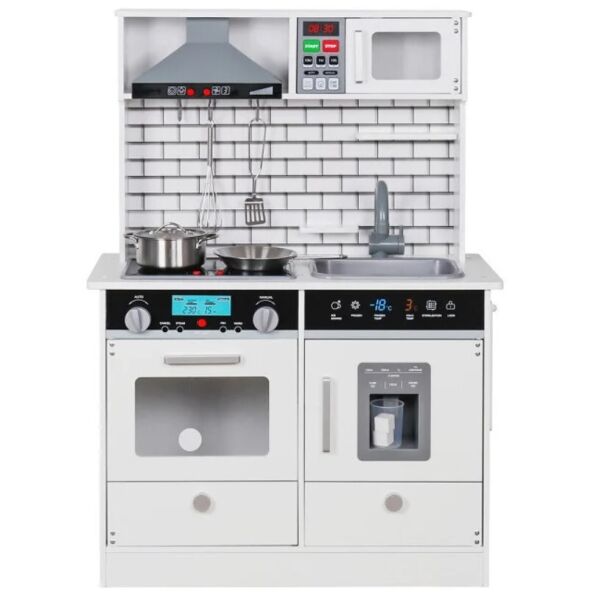 

Детская кухня деревянная игрова AVKO Аурика White, звуковые и световые эффекты