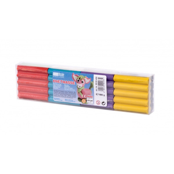 

Пластилин классический Becks Plastilin 500г 8 цветов (B100430)