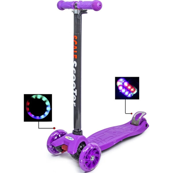 

Самокат Best Scooter Maxi Violet Светящиеся Колеса