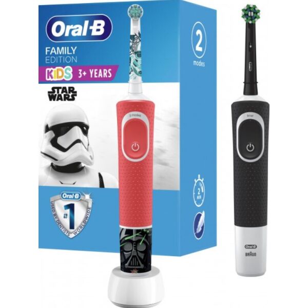 

Зубная щетка Braun Oral-B D100.413.1 StarWars+D100.410.2K