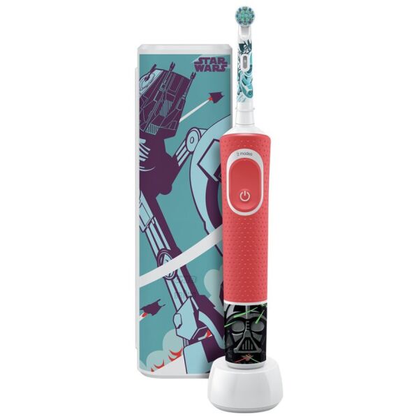 

Зубная щетка Braun Oral-B Kids D100.413.2KX Star Wars типа 3710+чехол