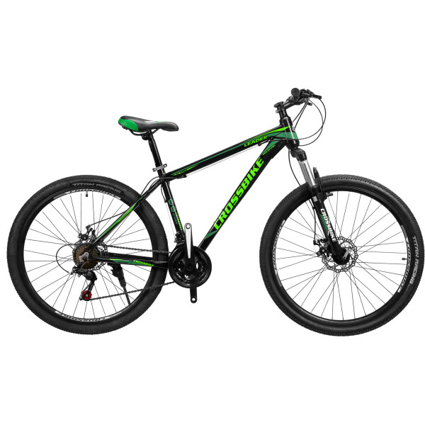 

Велосипед Cross Leader 27,5" 17" black-darkgreen-green (27CJPr19-55) 2020