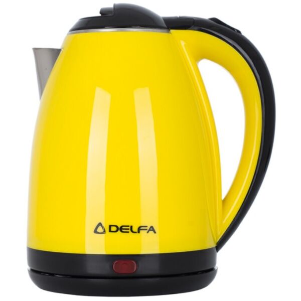 

Электрочайник Delfa DK 3520 X желтый