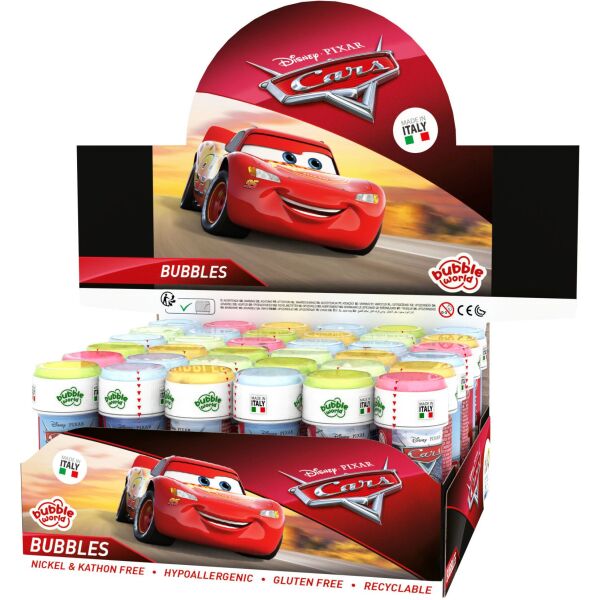 

Мыльные пузыри Dulcop Bubble World Тачки (60 мл)