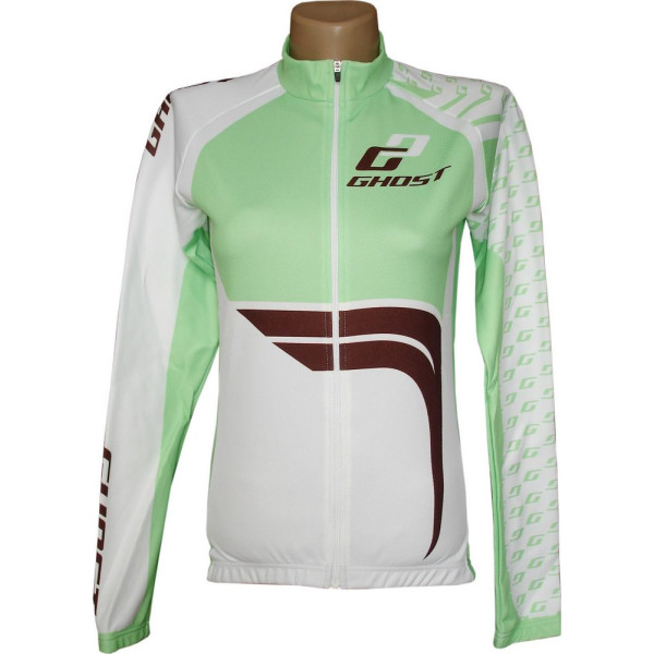

Майка женская длин GHOST Jersey Lady long mint/brown-L-2014