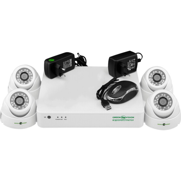 

Комплект видеонаблюдения Green Vision GV-K-G01/04 720Р