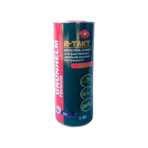 

Масло для двигателей GRUNHELM 2-TAKT SEMISYNT PREMIUM (1л) (90302)
