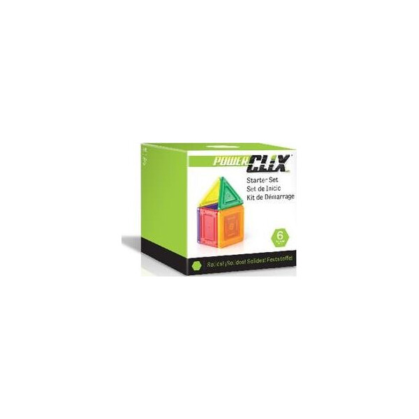 

Конструктор Guidecraft PowerClix Solids Базовый набор, 6 деталей (G9481)