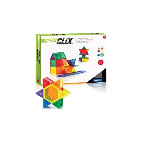 

Конструктор Guidecraft PowerClix Solids, 70 деталей (G9422)