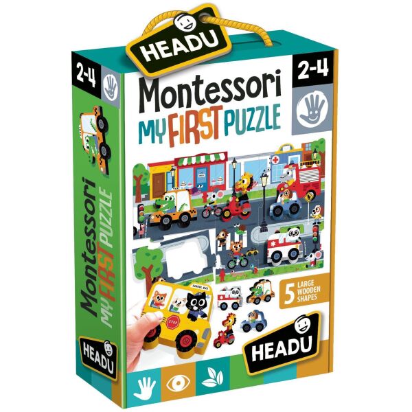 

Мой первый пазл Монтессори HEADU Город (IT22373)