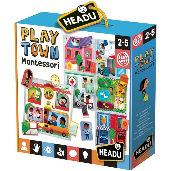 

Игра Монтессори HEADU Мой город и его обитатели (MU23615)