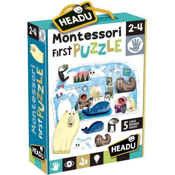 

Мой первый пазл Монтессори HEADU Полярный мир (MU24711)